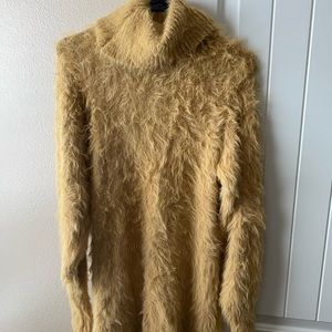 FREE PEOPLE FAUX FUR DRESS